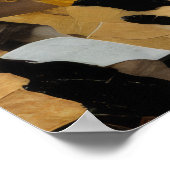 Leopard Animal Art Decor Verf Mozaïek Poster (Hoek)