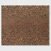 Leopard Animal Bronze Gold Black Honey African Lux Cadeaupapier (Vlak)