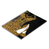 Leopard Animal Hoge hak Schoenen Jurk Notitieboek (Linkerzijde)