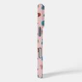 Leopard Animal Pink Modern Case-Mate iPhone Case (Achterkant / Rechts)