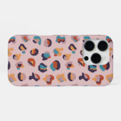 Leopard Animal Pink Modern iPhone Hoesje (Achterkant horizontaal)