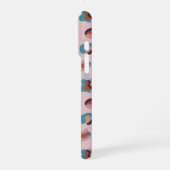 Leopard Animal Pink Modern iPhone Hoesje (Linkerkant)