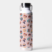Leopard Animal Pink Modern Waterfles (Voorkant)