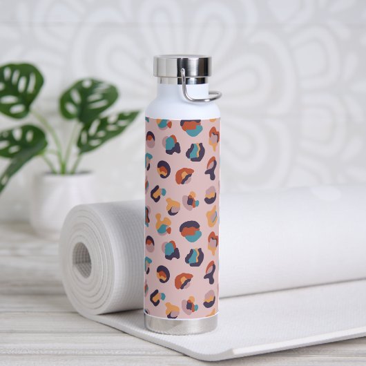 Leopard Animal Pink Modern Waterfles (Yoga)