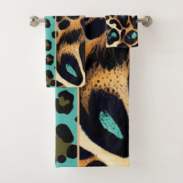 LEOPARD Animal Print - Badhanddoekset Bad Handdoek