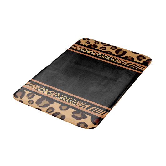 Leopard Animal Print Badmat (Gekanteld)