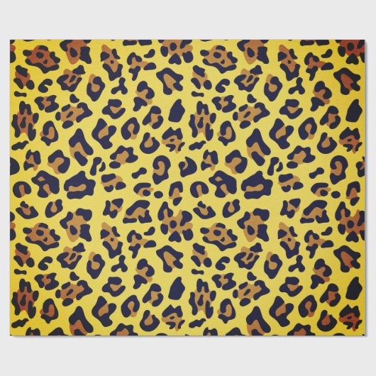 Leopard Animal Print Cadeaupapier (Vlak)