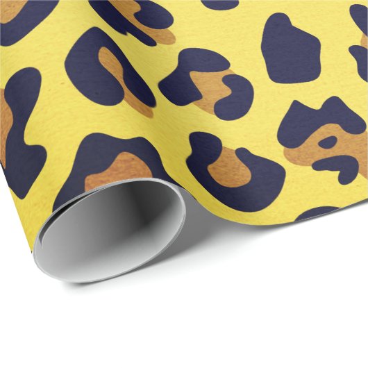 Leopard Animal Print Cadeaupapier (Rol Hoek)