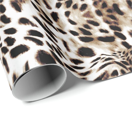 Leopard Animal Print Cadeaupapier (Rol Hoek)