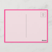 Leopard Animal Print Dank je Post Kaart (Achterkant)