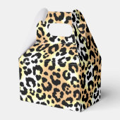 Leopard Animal Print Favor Box Bedankdoosjes (Achterkant)