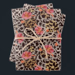 Leopard Animal Print Floral Inpakpapier Vel<br><div class="desc">Deze papieren inpakbladen zijn ideaal voor verjaardagsfeestjes,  vrijgezellenfeesten,  baby showers,  trouwdouches of andere gelegenheden. Punten in onze winkel koppelen.</div>