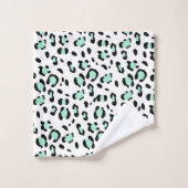 Leopard Animal Print Glam #16 #patroon #decor #art Bad Handdoek (Wasdoekje)