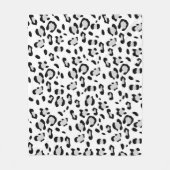 Leopard Animal Print Glam #3 Fleece Deken (Voorkant)