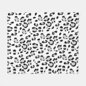 Leopard Animal Print Glam #3 Fleece Deken (Voorkant (Horizontaal))
