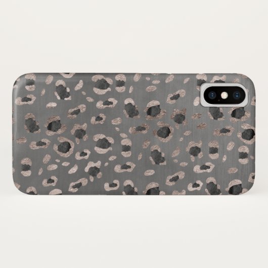 Leopard Animal Print Glam #6 Case-Mate iPhone Case (Achterkant (horizontaal))