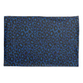 Leopard Animal Print in Blue Kussensloop (Achterkant)