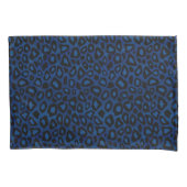Leopard Animal Print in Blue Kussensloop (Voorkant)