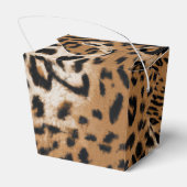 Leopard Animal Print Kids Birthday Party Bedankdoosjes (Achterkant)