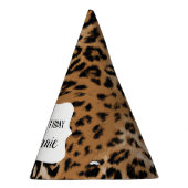 Leopard Animal Print Kids Birthday Party Feesthoedjes (Rechts)