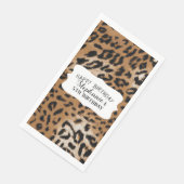 Leopard Animal Print Kids Birthday Party Servet (Hoek)