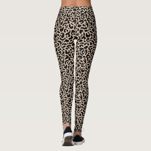 Leopard Animal Print Leggings (Achterkant)