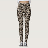 Leopard Animal Print Leggings (Voorkant)