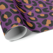 Leopard Animal Print Moederdag-geschenken naadloos Cadeaupapier (Rol Hoek)