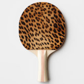 Leopard Animal Print Monogram Tafeltennisbatje (Achterkant)