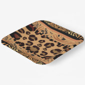 Leopard Animal Print Papieren Bordje (Gebogen)