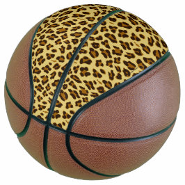 Leopard Animal Print Patroon Basketball Mini Basketbal