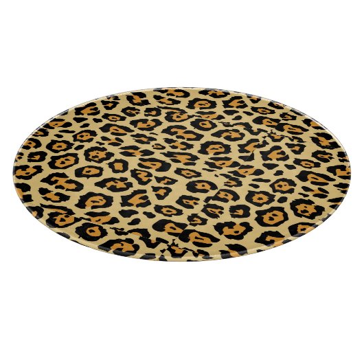 Leopard Animal Print Pattern-25560 Snijplank (Hoek)