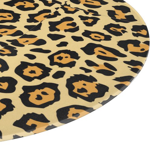 Leopard Animal Print Pattern-25560 Snijplank (Hoek)
