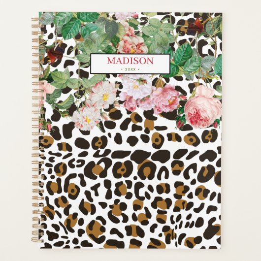 Leopard Animal Print Pattern  agenda (Voorkant)