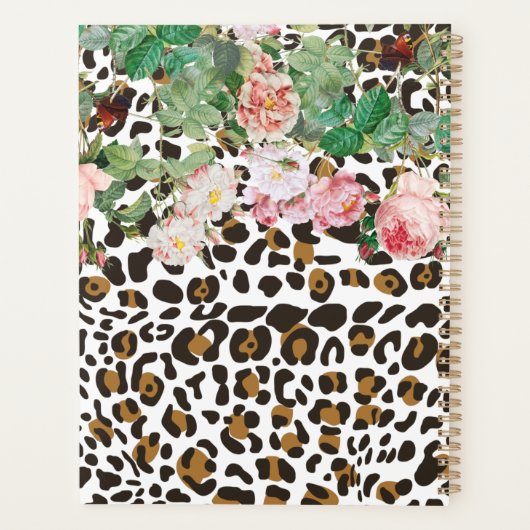 Leopard Animal Print Pattern  agenda (Achterkant)
