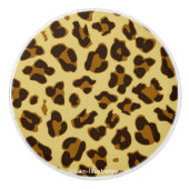 Leopard Animal Print Pattern Doornknop Keramische Knop (Voorkant)