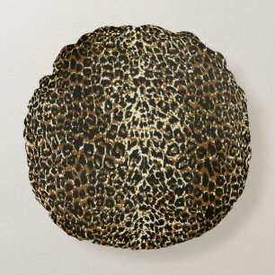 Leopard Animal Print Rond Kussen