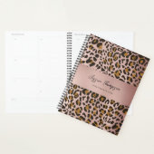 Leopard Animal Print Roos Gold Patroon Planner (Display)