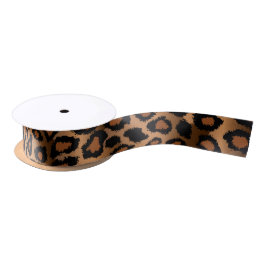 Leopard Animal Print Satijnen Lint