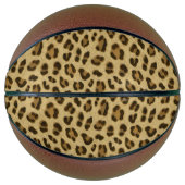 Leopard Animal Print Skin Patroon Basketbal (Voorkant)