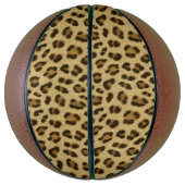 Leopard Animal Print Skin Patroon Basketbal (Verticaal)