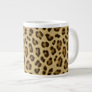 Leopard Animal Print Skin Patroon Grote Koffiekop
