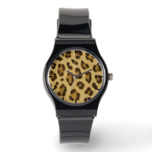 Leopard Animal Print Skin Patroon Horloge