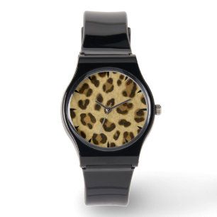 Leopard Animal Print Skin Patroon Horloge