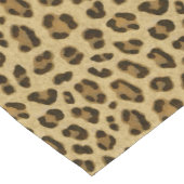 Leopard Animal Print Skin Patroon Korte Tafelloper (Hoek)