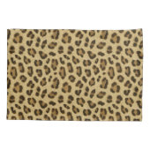 Leopard Animal Print Skin Patroon Kussensloop (Achterkant)