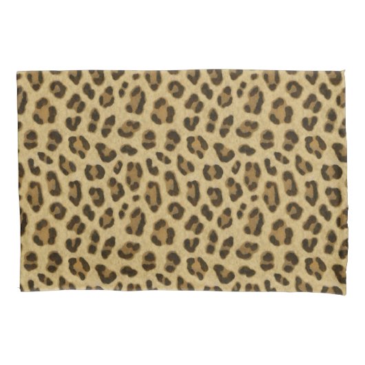 Leopard Animal Print Skin Patroon Kussensloop (Voorkant)