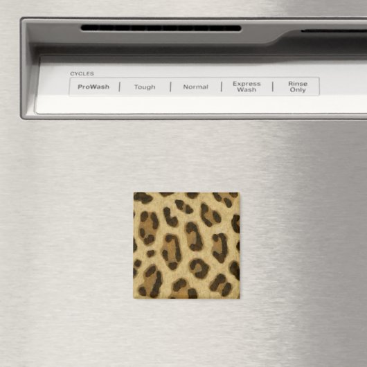 Leopard Animal Print Skin Patroon Magneet (Insitu (Vaatwasser))
