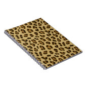 Leopard Animal Print Skin Patroon Notitieboek (Rechterzijde)