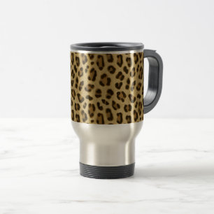Leopard Animal Print Skin Patroon Reisbeker